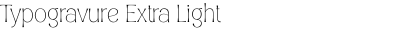 Typogravure Extra Light